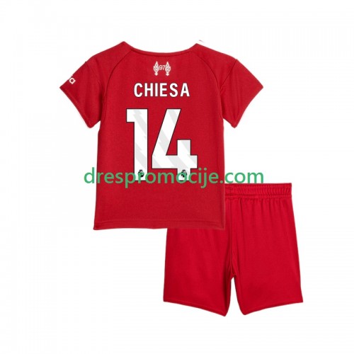 Liverpool Federico Chiesa 14 Dres Dječji Domaći 2025/2026 Kratkih Rukava Liverpool Federico Chiesa 14 Dres Dječji Domaći 2025/2026 Kratkih Rukava